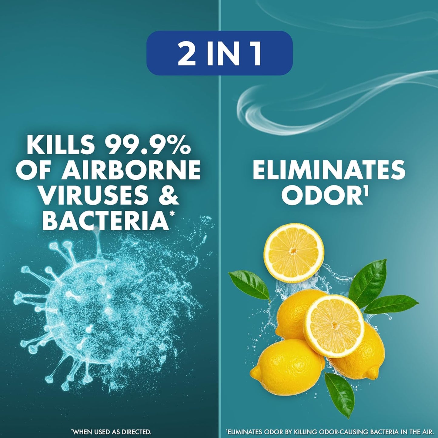 Lysol Bundle containing x2 Lysol Disinfectant Spray for Hard and Soft Surfaces, Crisp Linen, 19 Fl. Oz + Lysol Air Sanitizer Spray, For Air Sanitization and Odor Elimination, White Linen, 10 Fl. Oz