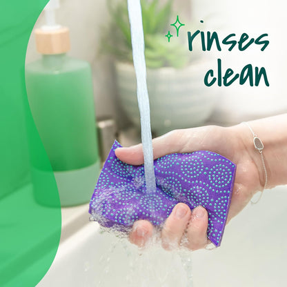 Scotch-Brite Odor Resist Heavy Duty Scrub Sponge, Dishwasher-Safe Kitchen sponges for Serious Scrubbing, Multipurpose Dish Sponge for Stuck-On Messes, 3 Scrubbing Sponges