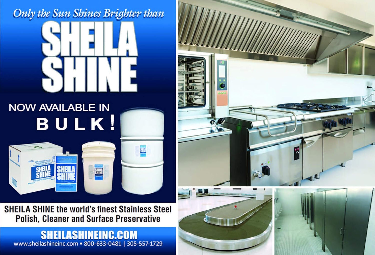 Sheila Shine 3oz Stainless Steel Cleaner and Polish - Cleans, Polishes & Protects Kitchen Appliances, Refrigerators, Sinks, Ovens & Grills - Stainless Cleaner Spray for Residue & Streak Free Shine