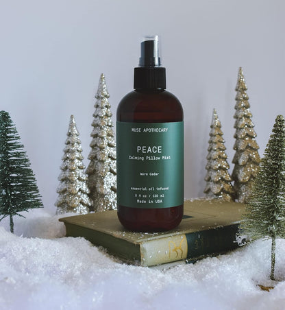Muse Apothecary Linen Ritual - Aromatic, Soothing, and Relaxing Linen Spray for Bedding, Laundry and Fabric Spray Freshener - Infused with Aromatherapy Essential Oils - Lavender Serenity