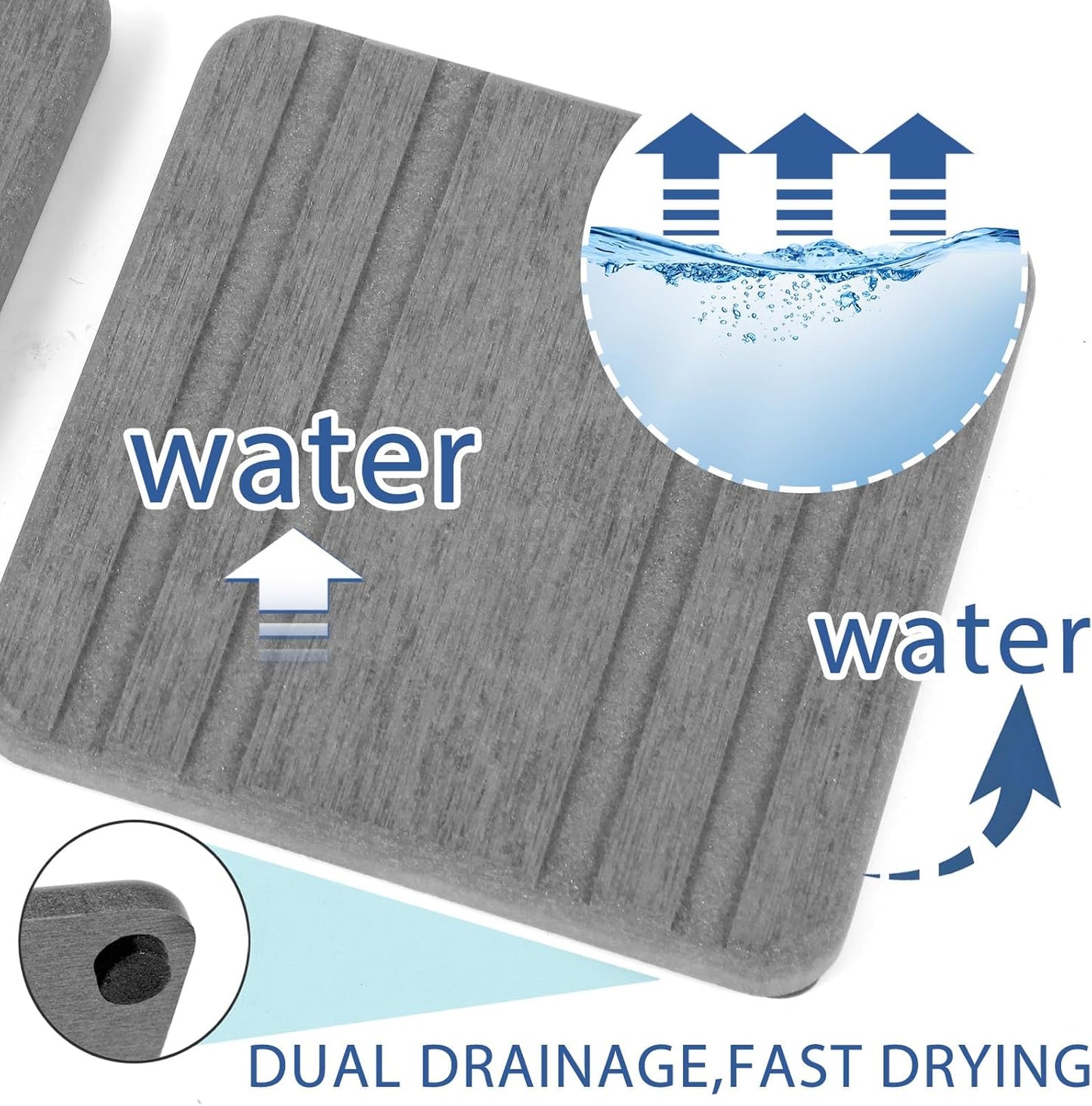 3PCS Water Absorbing Stone Tray, Fast Drying Stone Sink Tray, Stones Soap Trays, Water Absorbent Diatomite Trays, Diatomite Coasters for Kitchen Sink Bathroom Counter, Hand Soap Dish & Holders