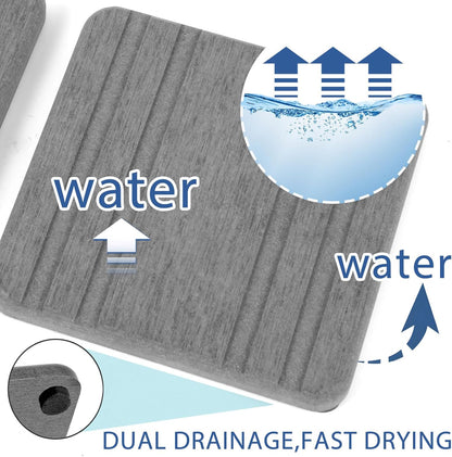 3PCS Water Absorbing Stone Tray, Fast Drying Stone Sink Tray, Stones Soap Trays, Water Absorbent Diatomite Trays, Diatomite Coasters for Kitchen Sink Bathroom Counter, Hand Soap Dish & Holders