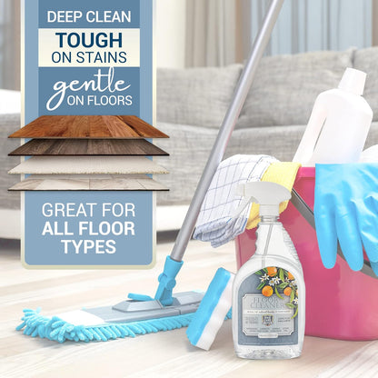 ProCare Floor Cleaner (Made in USA) | Tile, Stone, Laminate, Vinyl & Natural Wood Floor Cleaner for Mopping, Household Supplies, Cleaning Solution with Citrus Aroma - 1 Gal (128 Fl Oz)