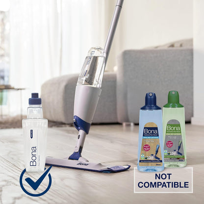 Bona Multi-Surface Floor Cleaner Concentrate - 1 fl oz - 4-Pack - Residue-Free Floor Cleaning Solution for Bona Spray Mop and Spray Bottle Refill - For Stone, Tile, Laminate, and Vinyl Floors