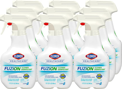 Clorox Healthcare Fuzion Cleaner Disinfectant Spray, 32 Fluid Ounces (Package May Vary)
