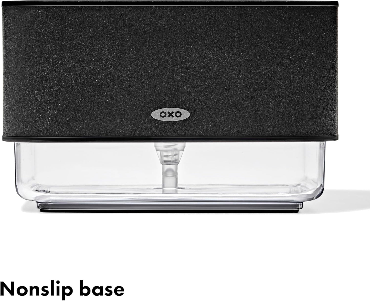 OXO Good Grips Stainless Steel Soap Dispensing Sponge Holder - Clear, One Size