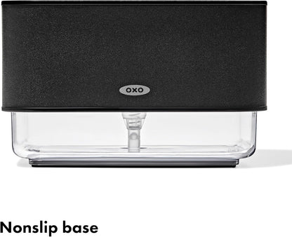 OXO Good Grips Stainless Steel Soap Dispensing Sponge Holder - Clear, One Size
