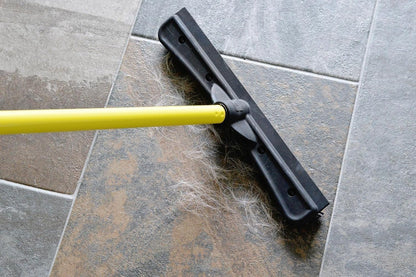 FURemover Pet Hair Removal Rubber Broom, 61" Telescopic Handle