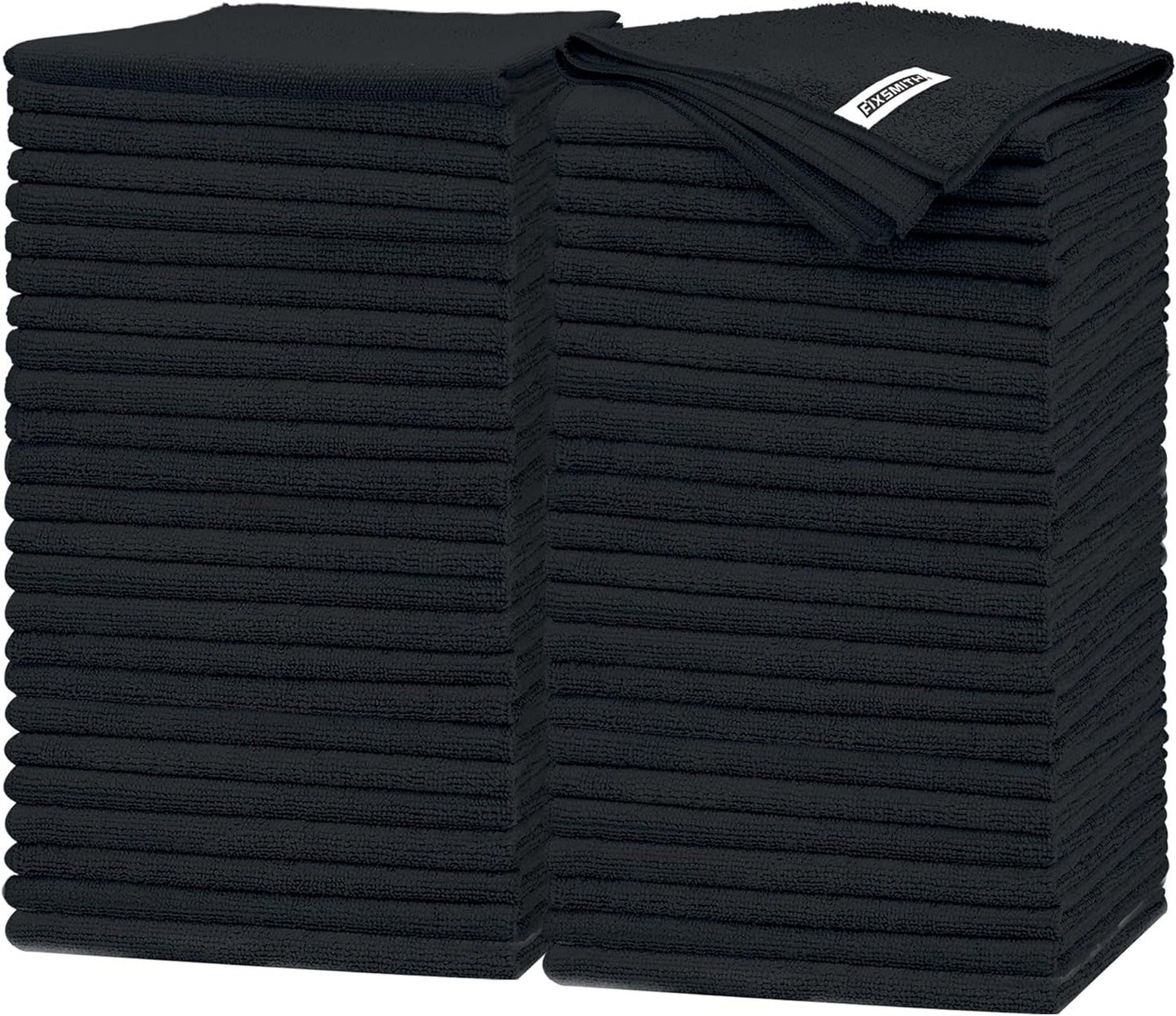 FIXSMITH Microfiber Cleaning Cloth - Pack of 8, Size: 12 x 16 in, Multi-Functional Cleaning Towels, Highly Absorbent Cleaning Rags, Lint-Free, Streak-Free Cleaning Cloths for Car Kitchen Home