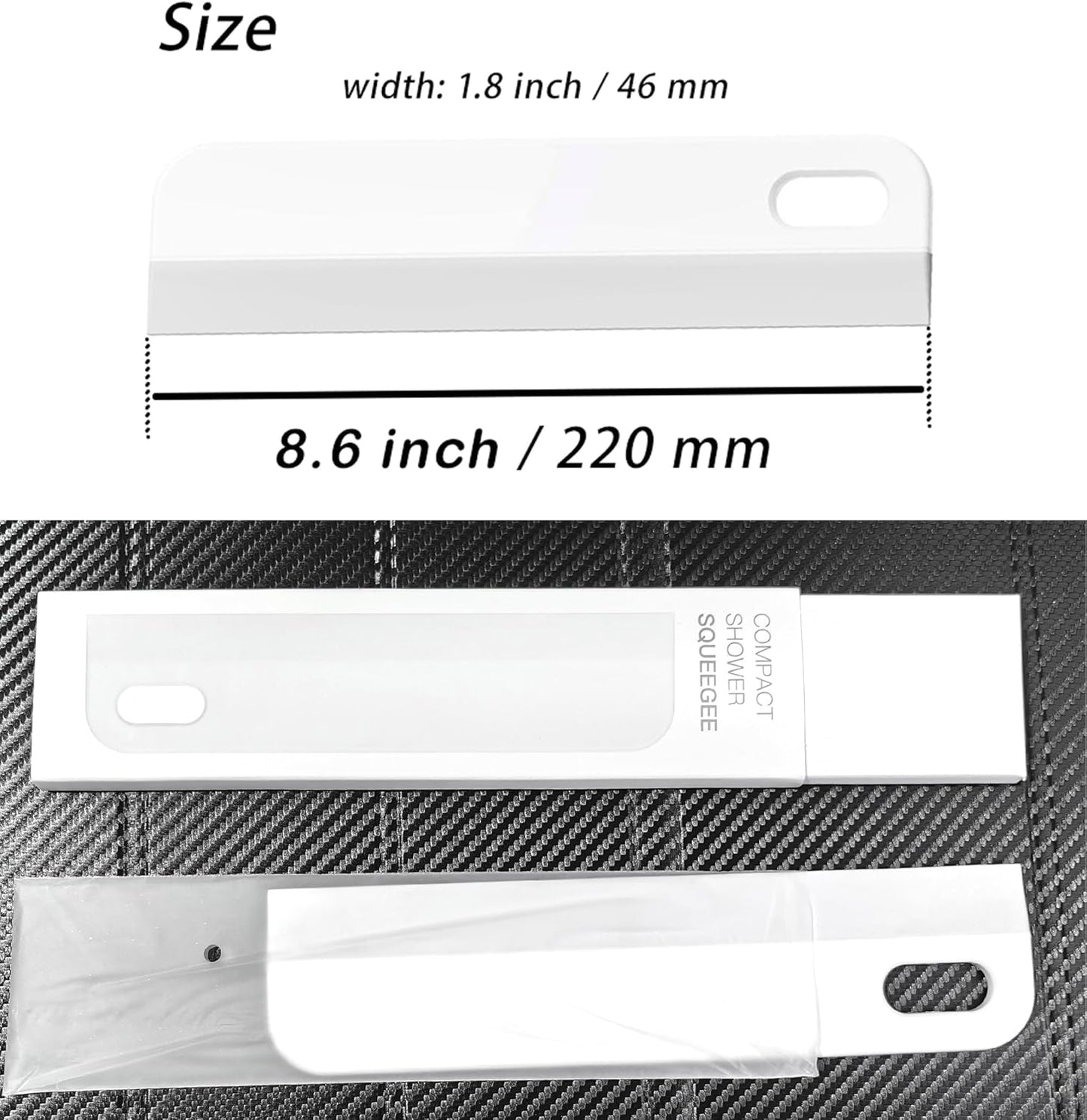 Mini Soft Rubber Window Squeegee Window Scrubber Scraper Glass Cleaning Squeegee Tool for Glass,Shower Door,Mirrors,Bathroom,Kitchen Countertops,Car Windshield