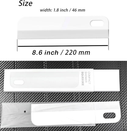 Mini Soft Rubber Window Squeegee Window Scrubber Scraper Glass Cleaning Squeegee Tool for Glass,Shower Door,Mirrors,Bathroom,Kitchen Countertops,Car Windshield