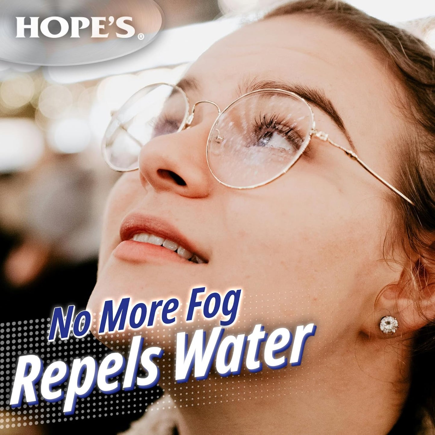 HOPE'S Perfect Glass Eyewear Cleaner - Eye Glass Cleaner for Glasses and Sunglasses - Anti Scratch and Anti Glare Lens Cleaner Spray, 4 Fl Oz, Pack of 1
