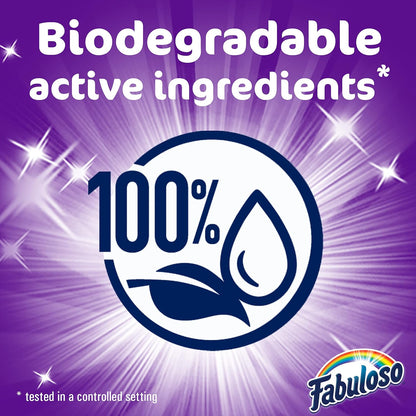 Fabuloso Multi-Purpose Cleaner, 2X Concentrated Formula, Refreshing Lemon Scent, 56 oz