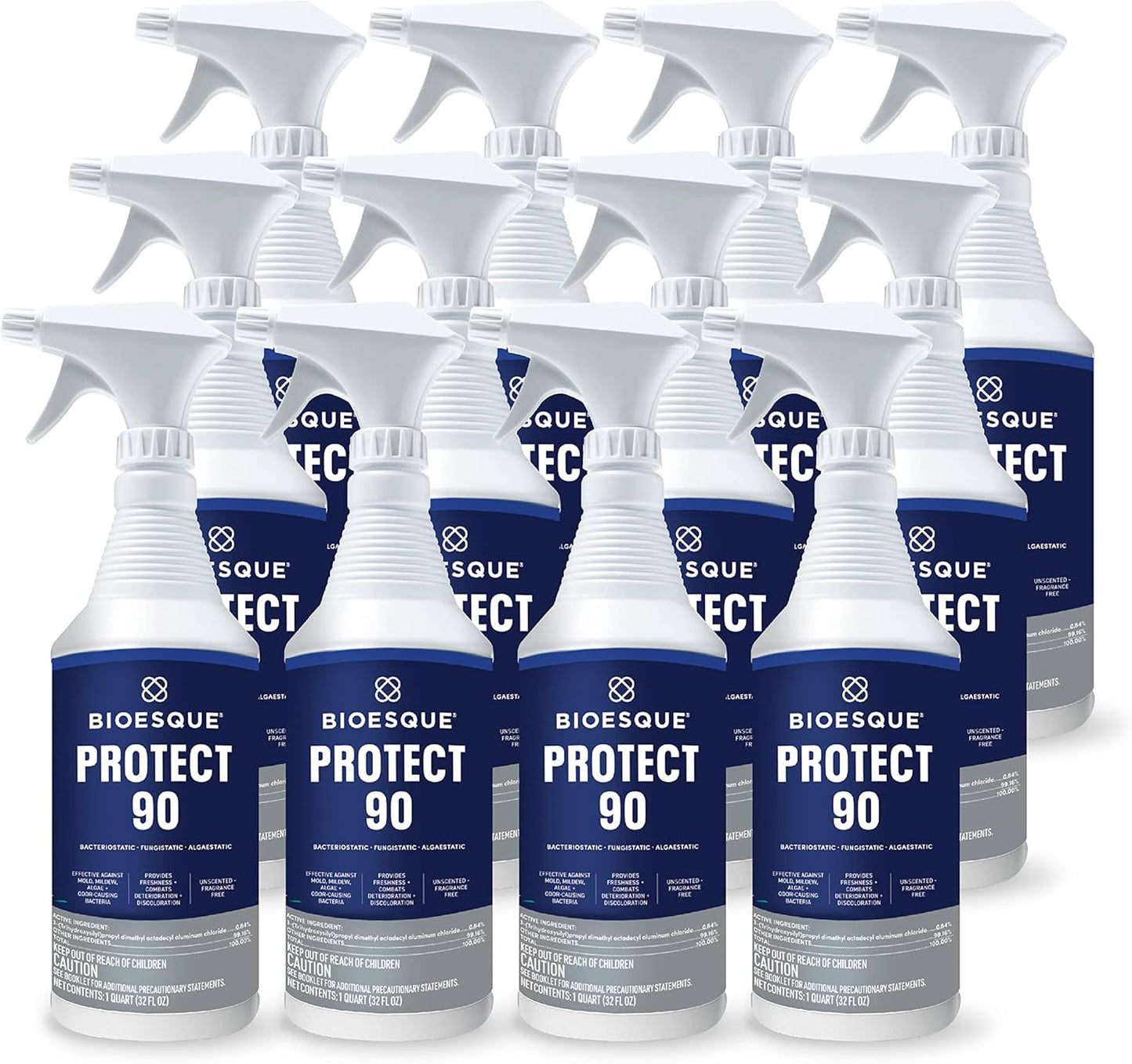 Bioesque Protect 90, Heavy Duty Bacteriostatic, Fungistatic, Algaestatic Formula, Effective Against Mold, Mildew, Algae, & Odor Causing Bacteria, 1 Gallon (Pack of 1)
