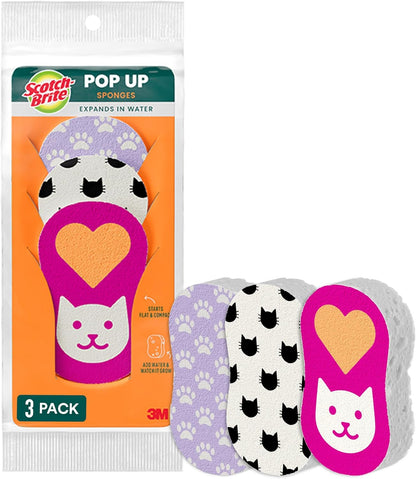Scotch-Brite Doggone Tidy Non-Scratch Scrub Sponge, Two- Sided, Limited Edition, 1 Sponge