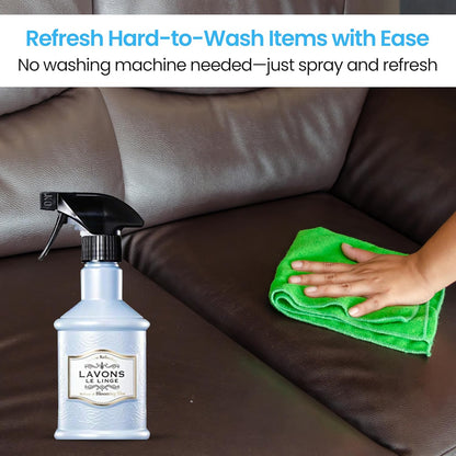 LAVONS Fabric Spray Freshener for Carpet Fresh, Pet Safe Linen Spray for Bedding, Organic Fabric Refresher Spray for Home & Offices, Natural Carpet Freshener from Japan, 12.5 Fl Oz LUXURY RELAX 2EA