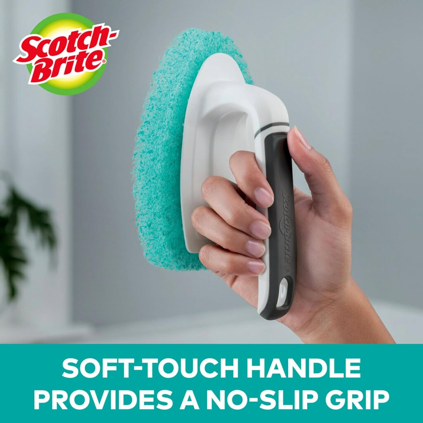 Scotch-Brite Non-Scratch Tub & Tile Scrubber Refill Pads, (Pack of 6)