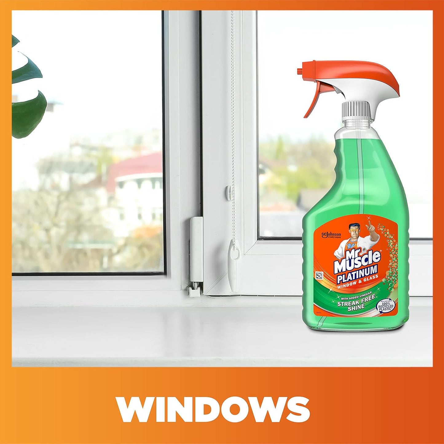 Mr Muscle Platinum Window & Glass Cleaner Spray 750 ml