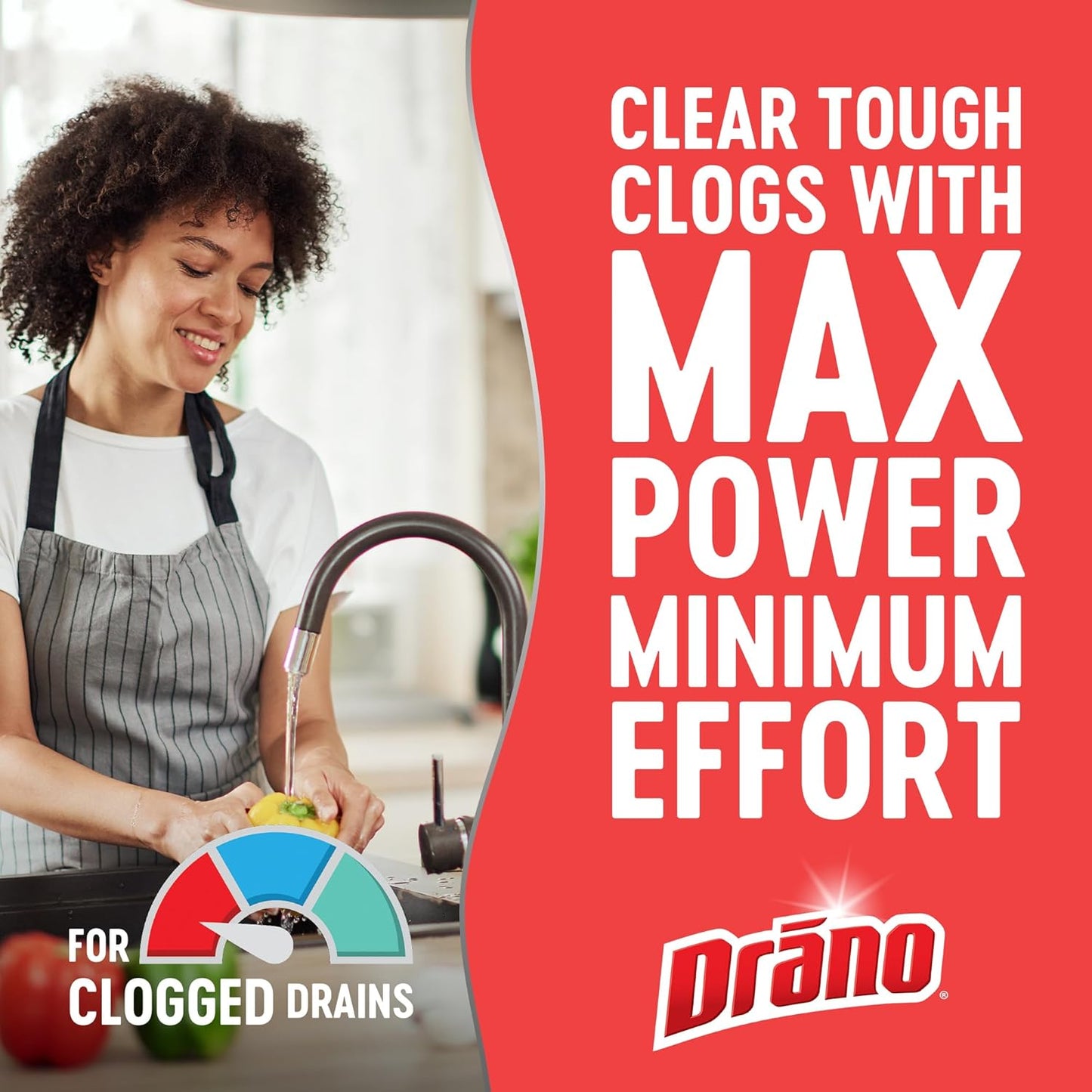 Drano Max Gel Clog Remover (80-Ounce, 6-Pack)