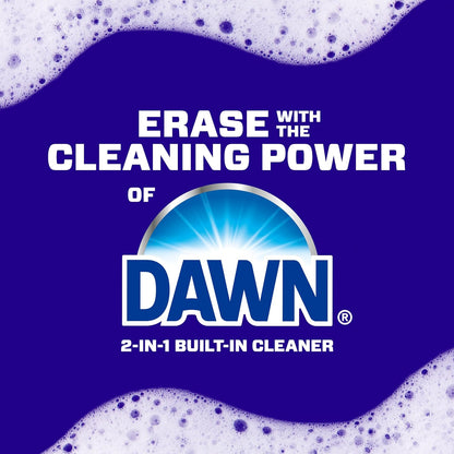 Mr. Clean Magic Eraser Foaming Sponge, All Purpose Cleaner, Dawn Cleaning Power, Wall Cleaner, Sneaker Cleaner, Oven Cleaner, Kitchen, Bathroom, Shower Cleaning Supplies, Scrubber, Ultra Foamy, 5ct