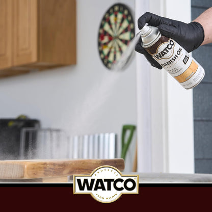 Watco Danish Oil Wood Finish Spray, 11.25 oz, Dark Walnut