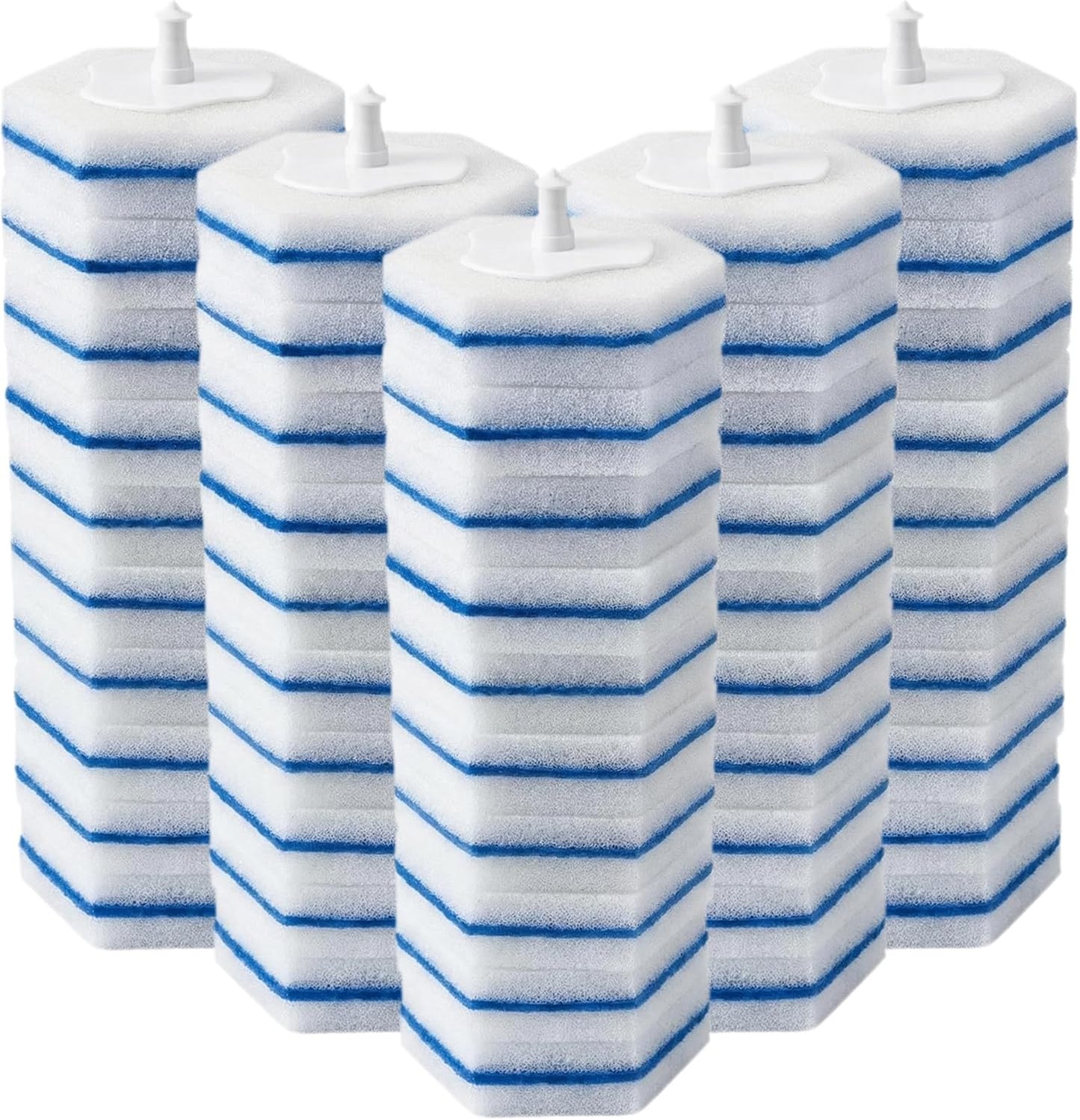 Toilet Wand Refills Compatible with Clorox Toilet Wand, 20 Count Disposable Refill Heads for Deep Foaming Cleaning