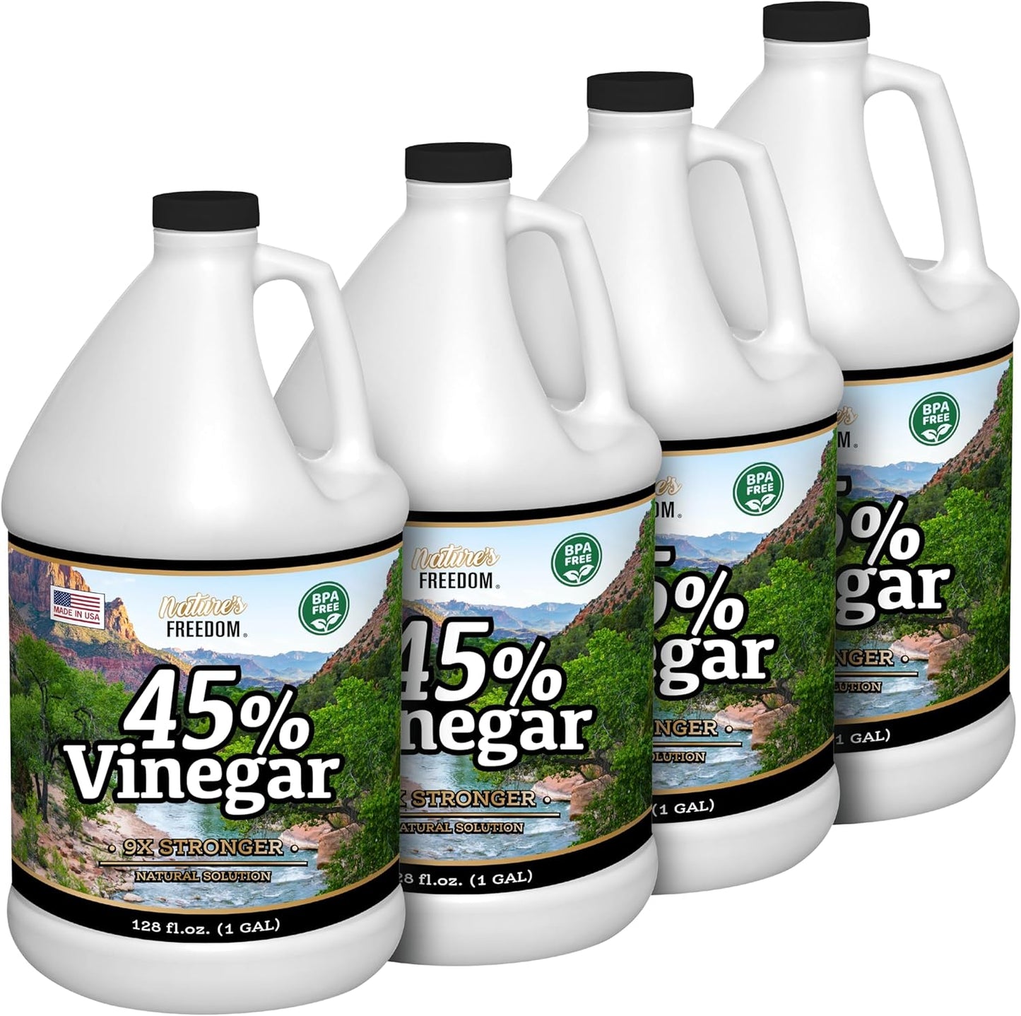 Nature's Freedom 45% Vinegar (2 Gallon)