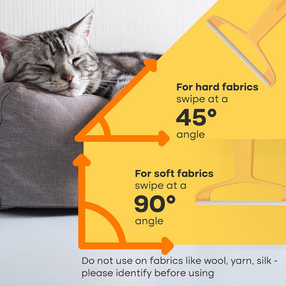 Carpet Rake for Pet Hair Removal – Reusable Cat & Dog Hair Remover Broom with Adjustable 60" Long Handle, Rug Rake Scraper for Carpet, Rugs, Mats, Upholstery & Couch Cleaning