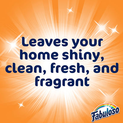 Fabuloso Multi-Purpose Cleaner, 2X Concentrated Formula, Refreshing Lemon Scent, 56 oz