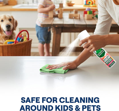Seventh Generation Ultra Deep Probiotic Multi Surface Cleaner, 9.4 Fl Oz, Fresh Breeze, 80% USDA Biobased All Purpose Cleaning Spray, Breaks Down Tough Grease & Grime, Safe for Kids & Pets
