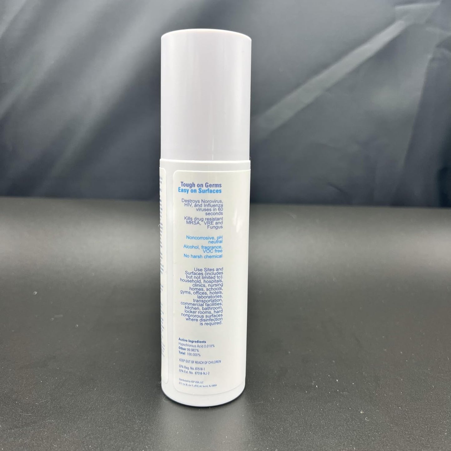 Purefypro Disinfectant Spray (4oz, 2pk) - Kills 99.9999% Norovirus, Flu and Hepatitis Viruses, HIV Virus, Monkeypox Viruses, MRSA, VRE, E Coli, Drug Resistant Germs, Fungi, No Rinse, No Residue