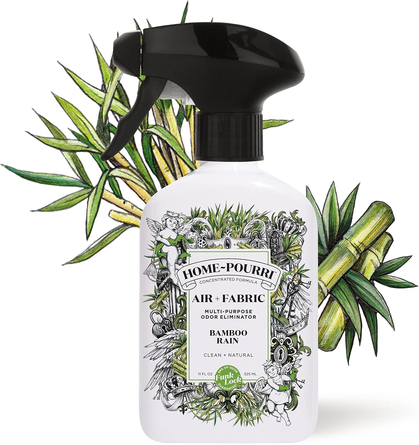 Home-Pourri Air + Fabric Multi-Purpose Odor Freshener Spray, Grapefruit Lychee Vanilla, 11 Fl Oz - Vanilla and Grapfruit Lychee