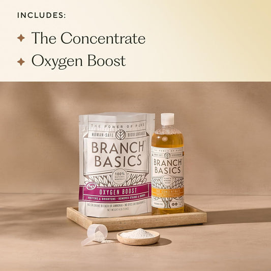 Branch Basics Concentrate Refill (33.8 oz) | All Purpose Multi-Surface Cleaning Concentrate - Replace Every Household Cleaner | Plant & Mineral-Based, Human-Safe, Fragrance Free