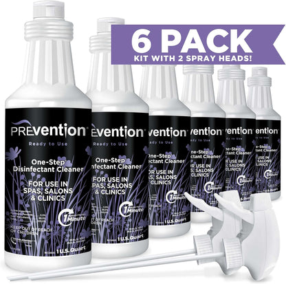 Prevention Ready-To-Use Disinfectant Cleaner – Surface Disinfecting & Cleaning Solution for Salons, Spas, Clinics – Hospital Grade, Gallon Refill – 1 Gallon (1 Pack)