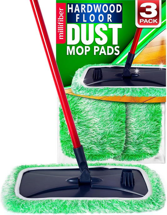Millifiber Microfiber Mop Refills 15x8 Inches, 3-Pack (Mop is Not Included)