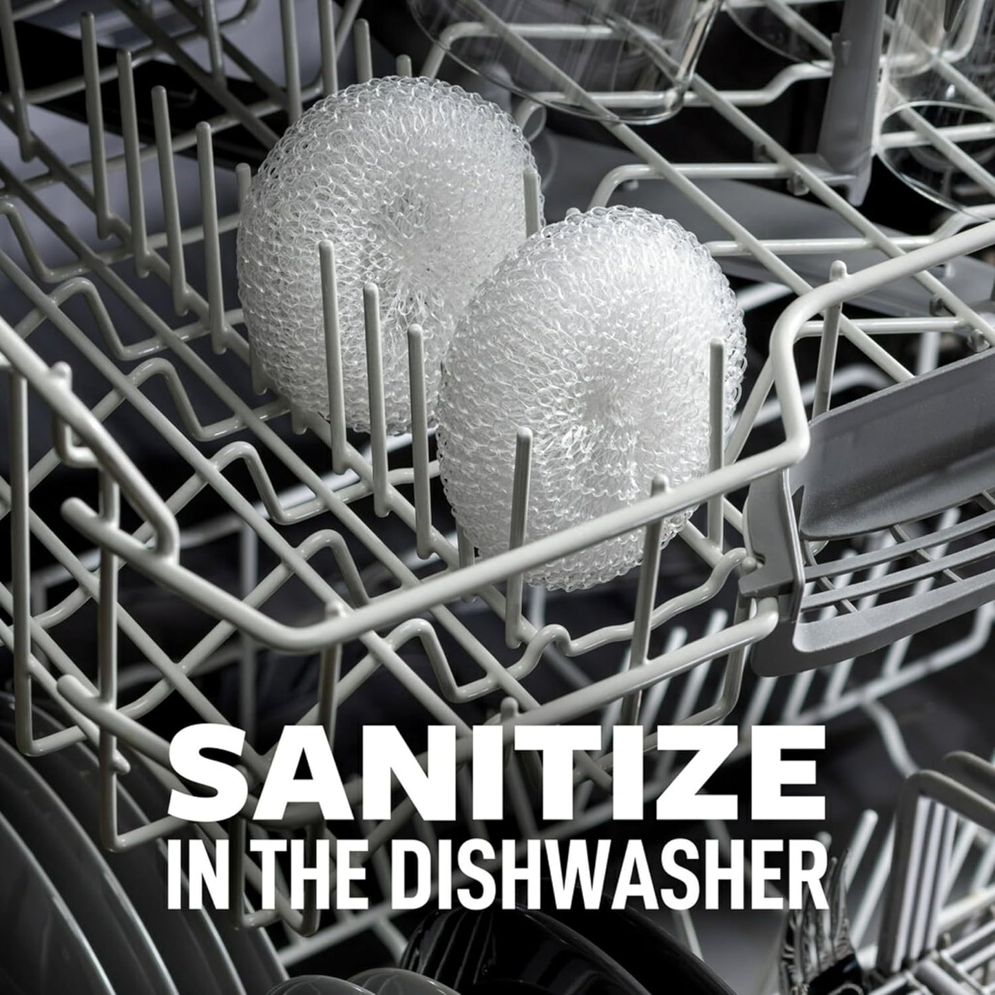 Scotch-Brite Greener Clean Recycled Scrubbing Circles, 3 Dish Scrubbers for Cleaning Kitchen & Scrubbing Fruits or Veggies, Safe on Nonstick Pots and Pans, Glassware