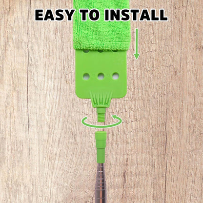 Cobweb Duster with Extension Pole, Bafezoze Ceiling Fan Duster with Long Handle, Spider Web Brush Flat Duster for Under Appliances High Ceilings Outdoor