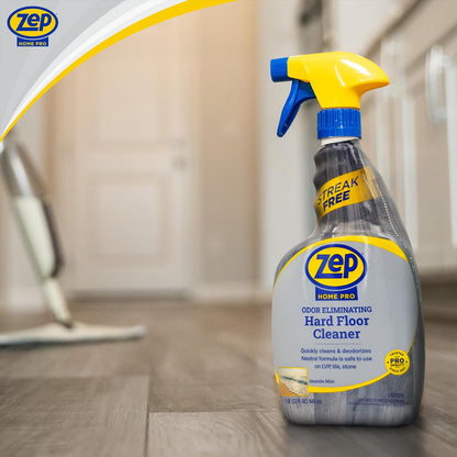 Zep Home Pro Odor Eliminating Hard Floor Cleaner 32oz (Pack of 1) R61206 - Remove dirt, odors, and grime from hardfloors with our quick-drying and streak-free formula