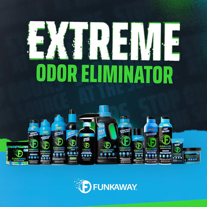 FunkAway Car Deodorizer Spray (8 oz - 3 Pack) Car Air Freshener and Odor Eliminator for SUVs, Trucks, RVs and Boats, Automotive Aerosol that Attacks Funk at the Source