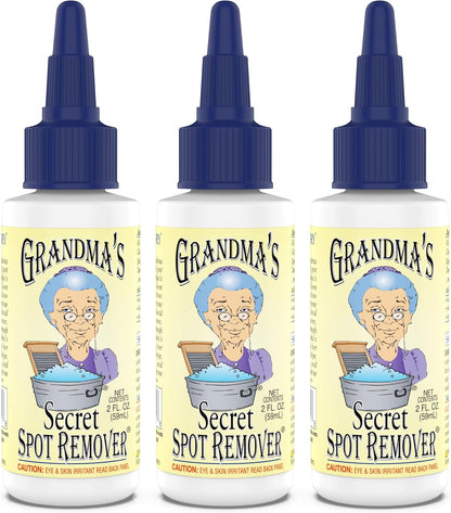 Grandma's Secret Spot Remover Laundry Spray - Chlorine, Bleach and Toxin-Free for Clothes - Fabric Stain Remover Removes Oil, Paint, Blood and Pet Stains - 16 oz & 2 oz Combo, DuoPack