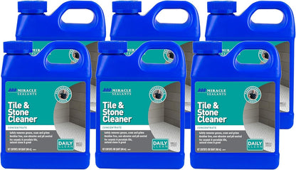 Miracle Sealants Tile & Stone Cleaner Concentrate for Natural Stone, Tile & Grout, 32 oz