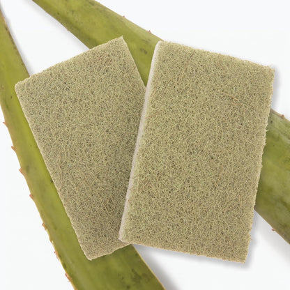 Full Circle Agave Leaf Scour Pads – Pack of 3 – Maximum Strength, Non-Scratch Dish Scrubber Made with Plant-Based & Recycled Materials, Safe for Nonstick