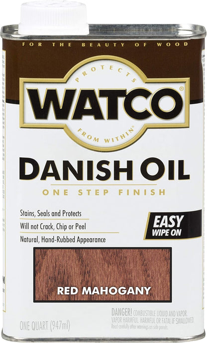 Watco Danish Oil Wood Finish Spray, 11.25 oz, Dark Walnut