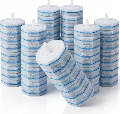 60 Count Toilet Wand Refills for Clorox Toilet Brush, Disposable Heads for Deep Cleaning, Instant Foam