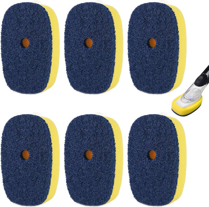Sponge Brush Refills for OXO Soap Dispensing Dish Brush - 4 Pack Dish Cleaning Soap Dispensing Head Replacement for Scrubber