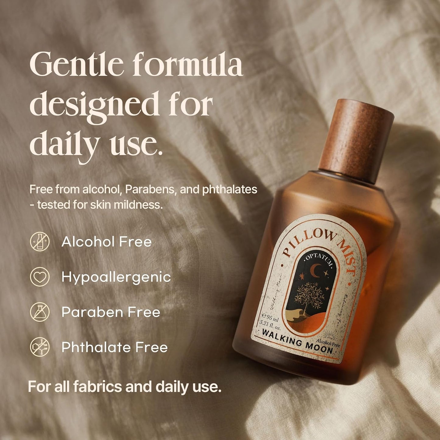 OPTATUM Pillow Mist - Aromatherapy Pillow Spray for Sheets, Linen & Bedding, Natural Essential Oils for Stress Relief, Gift for Someone Who Wants to Sleep Well - Universe Dream