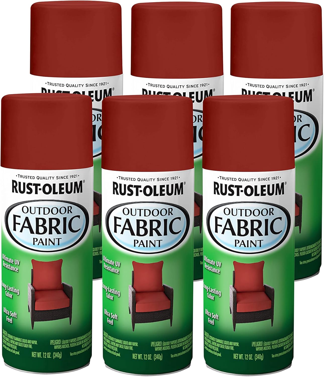 Rust-Oleum 358832 Outdoor Fabric Spray Paint, 12 oz, Navy