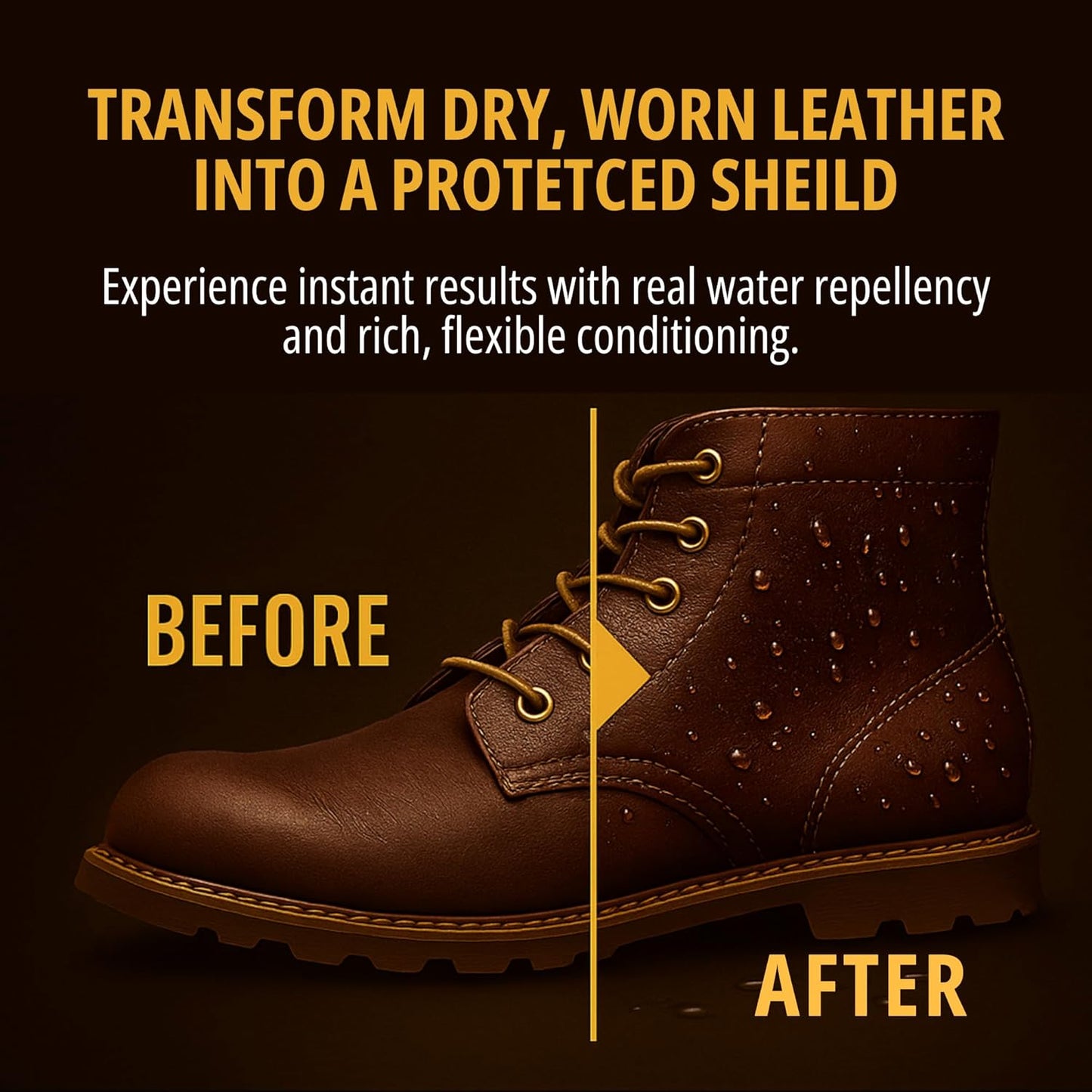 Eagle Mink Oil Liquid Leather Conditioner 8oz with Cloth – Softens, Waterproofs & Preserves Boots, Shoes, Bags, Jackets & Furniture – Natural Leather & Vinyl Conditioner for Long-Lasting Protection