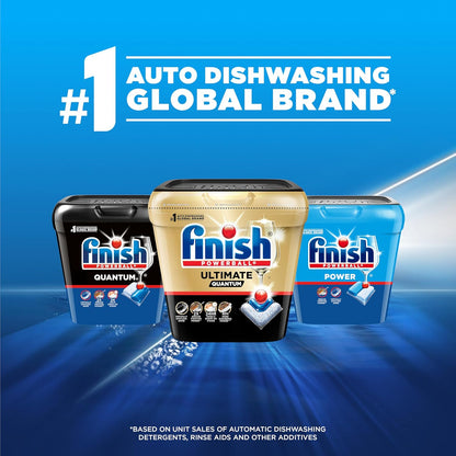 Finish Power Dishwasher Pods, No Pre-Rinse Dishwasher Detergent Soap For Deep Clean & Shine with Degreasing Power, 43 Count