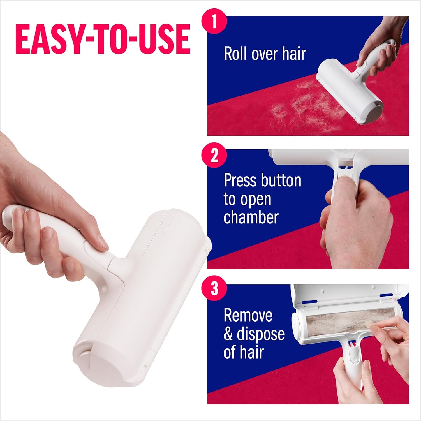 ChomChom Roller and Detailer, White